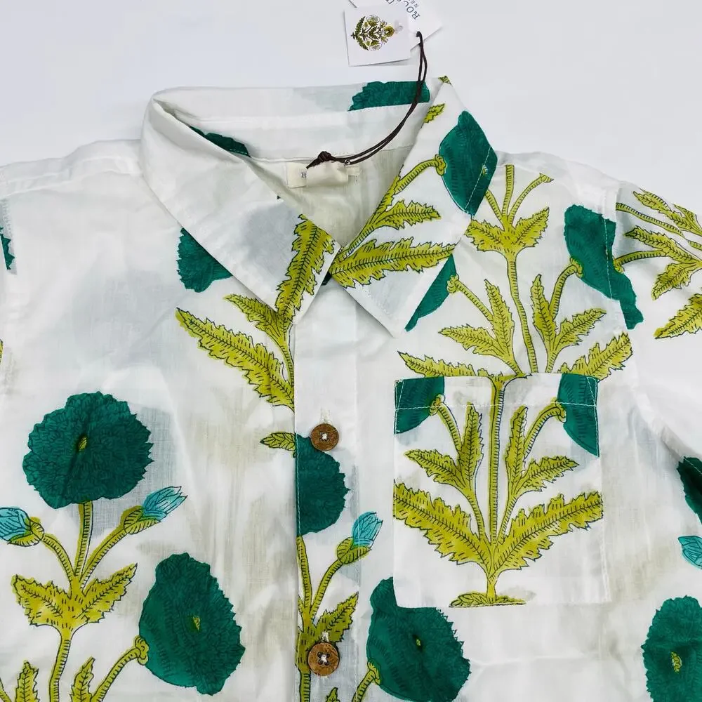 NWT Blue Rooster 2Y Jade Dandelion Jack Shirt